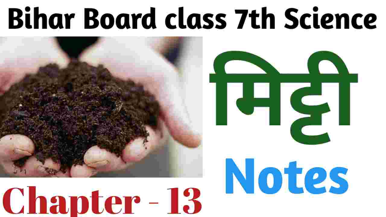 bihar board class 7 science solutions chapter 13