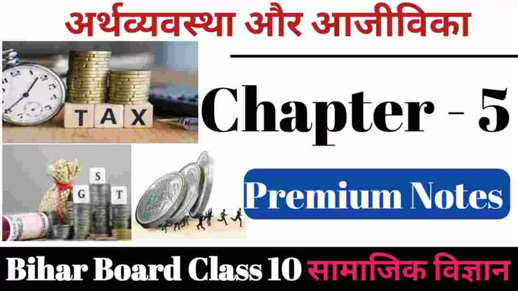 अर्थवयस्था और आजीविका Class 10th History Objective Questions 2024